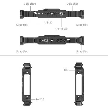 SmallRig CMA2209B - klatka do  Atomos Ninja, porty